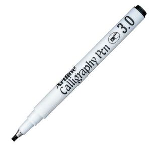 Artline 243 Caligraphypen30Mm Blk Bx12