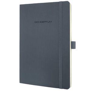 Conceptum Nbook Softcover A5 Lined Grey