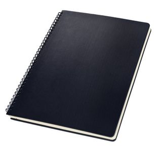 Conceptum Spiral Notebook A4 Lined Blk