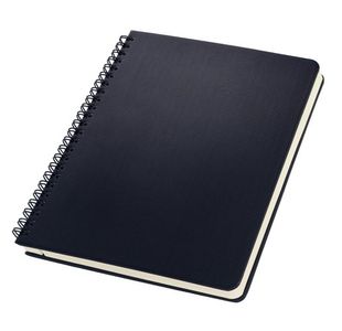 Conceptum Spiral Notebook A5 Lined Blk