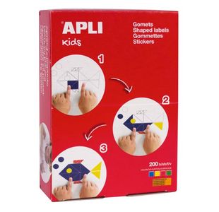 Apli Stars Assorted 200 Sheets