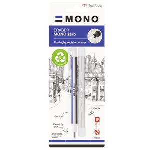 Mono Zero Eraser Pen & Refills Carded