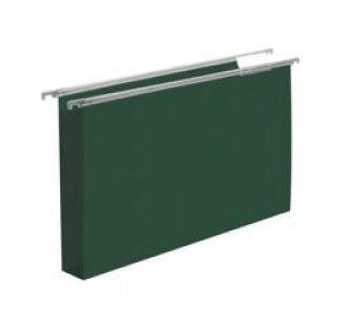 Silver Suspension File F/Cap Green, 50Mm