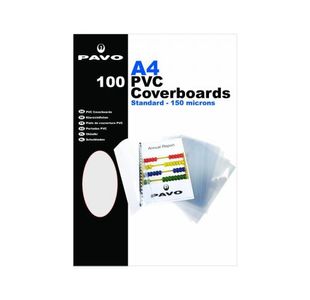 Pavo A4 Pvc Clear Covers, 150 Micron