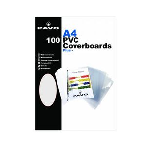 Pavo A4 Pvc Clear Covers, 300 Micron