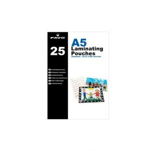 Pavo Laminating Pouches, A5 150 Micron