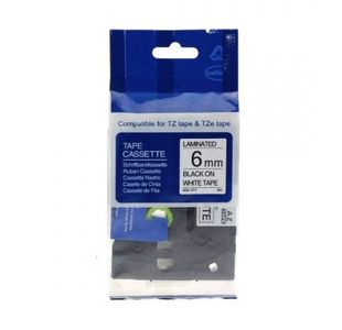 Brother Cmpa Aze 211 Tape 6Mm Bk/Wh
