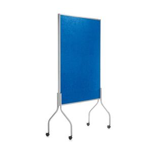 Mobile Acoustic Room Divider Blue