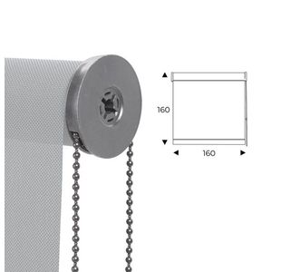 Roller Blind 160 X 160Cm Grey