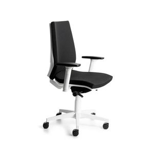 Pro Chair - White Structure - Black
