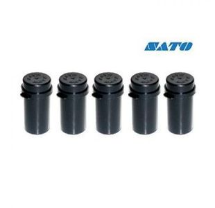 Sato Pre-Inked Rollers Black Pk5