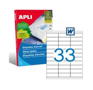 Apli 1270 Laser/Copier Labels 33Up