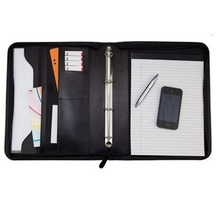 A4 Zipper Ringbinder Portfolio