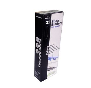Pavo Slide Binders 8Mm, Black