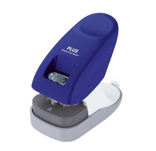 Plus Staple-Free Stapler 10 Sheet Blue