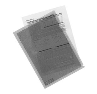 Plus Camouflage Folder T/S A4 Clear Pk5