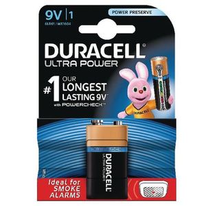 Duracell Ultra Mn1604 9V M3 B1 Bx10