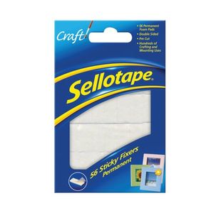Sellotape Sticky Fixers 12X25Mm Pk56