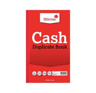 Silvine 608 Dup Book Ruled Cash 8X5 Pk6