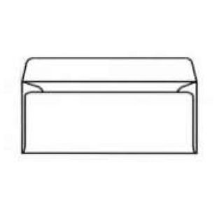 Env 1A04I 4.3X8.7 Wht Self Seal 100G