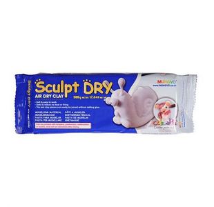 Sculpt-Dry Air Hardening Clay 500G White