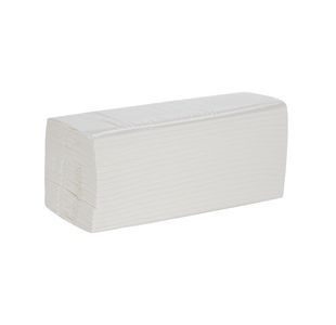 2Work Hnd Towel 2Ply Z-Fd Wht Pk2250