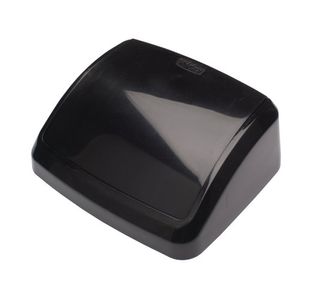 2Work Plastic 10L Swing Bin Lid Blk