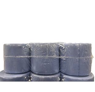 2Work 2-Ply Centrefeed Roll Blue Pk6