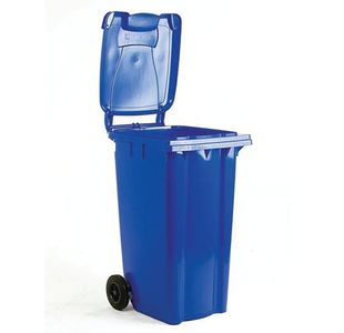 2Work Wheelie Bin 240L Blue