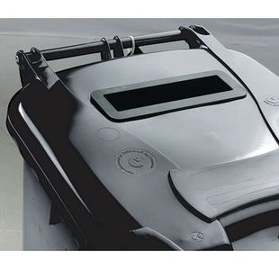 2Work Wheelie Bin Slot Lid 240L Red