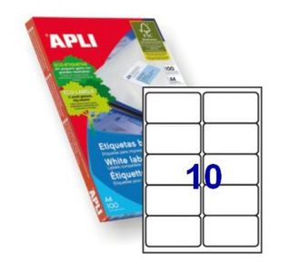 Apli 2411 Lsr/Ijet Labs 99.1X57Mm 10Up