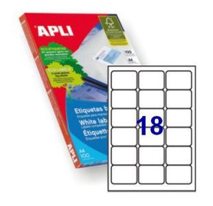 Apli 2415 Lsr/Ijet Labs 63.5X46.6Mm 18Up