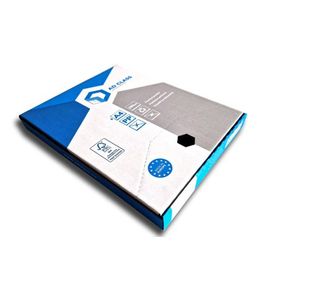 Plastic Pocket White Strip 50M A4 Clear