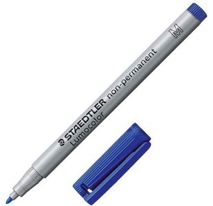 Lumocolor Pen M Non-Perm Blue Pk10