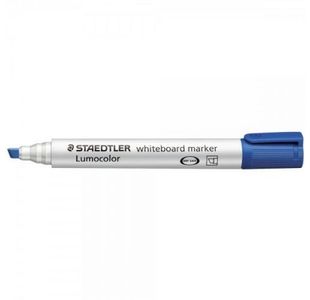 Lumocolor Whtboard Marker Chs Blue Pk10