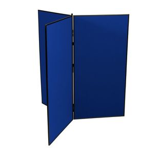 Jumbo Slimflex Exhib Disp 3 Panel Blue