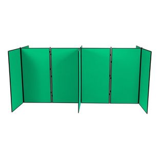 Jumbo Slimflex Exhib Disp 10 Panel Green