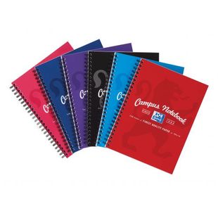 Oxford Campus Wirebound Nbk A5 Pk5
