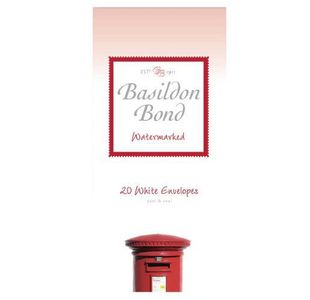Basildon Bond P4To Env 89X187Mm Wht 20S