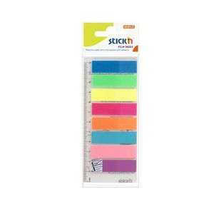 Film Index Note 45X12Mm 8 Neon Cols Pk24