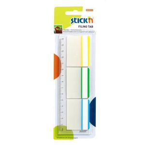 Filing Tabs 37X50Mm 30 Tabs 3 Cols Pk24