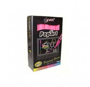 Popart 5Mm Liquid Chalk Mkr Pink Bx10