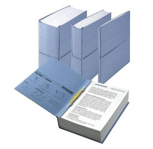 Plus Zeromax A4 Expanding Folder Blue