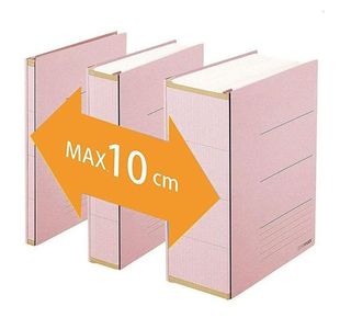 Plus Zeromax A4 Expanding Folder Pink