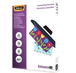 A3 80 Mic - Matt Lam Pouches (100 Pk)