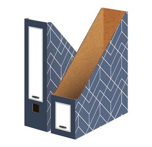 Bankers Box Decor Mag File Blue Pk5