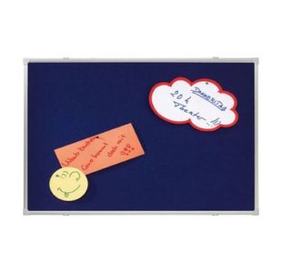 Felt Pinboard X-Tra 60X45Cm Blue