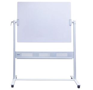 Mobile Glass Revolving Whiteboard 120X90