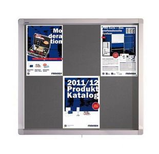 Showcase Eco With Swing Doors Felt Grey