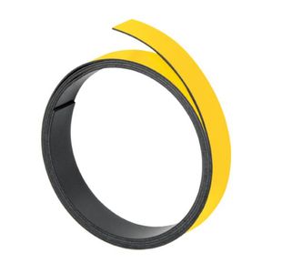 Magn Strips Clear 10Mmx1M Yellow